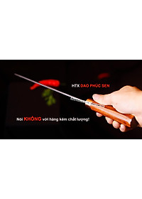 Dao Phúc Sen Dao Tông Chặt Gà Cán Cẩm Khâu Đồng Đỏ G07DD