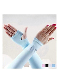 COMBO 10 Găng tay chống nắng xỏ ngón Hàng Quốc ( giao màu ngẫu nhiên)