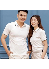 Áo Phông Có Cổ Andromeda Nhiều Màu vải Cá Sấu Mè Form Xuông Đồng Phục Nam Nữ