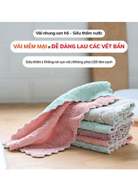 combo 10 Khăn lau nhà bếp đa năng
