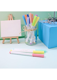 Hộp 20 Bút Lông Màu Pastel Rửa Được Washable Fiber Pen - Colokit SWM-C008