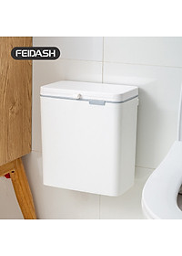 Thùng Rác Thông Minh Treo Tủ Bếp Thiết Kế Nắp Mở Đa Chiều - Có Thanh Treo Cửa Tủ Bếp FEIDASH TG3680