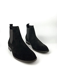 Giày Chelsea Boots công sở, đế phíp gỗ, da bò nguyên tấm