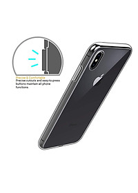 Ốp lưng dẻo dành cho iPhone XS / iPhone X Ultra Thin (mỏng 0.3mm, Trong suốt) - Hàng chính hãng
