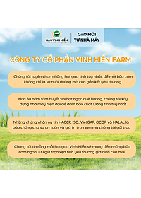 Đặc sản Tiền Giang - Gạo Lứt VietGAP Vinh Hiển (2KG) - Chuẩn VietGAP và OCOP 4 SAO