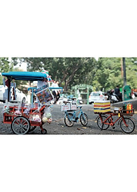 Mô Hình Tự Lắp Ráp DIY Xe Hàng Rong Sài Gòn - Thế Giới Tí Hon - Xe Kẹo Kéo - HR03