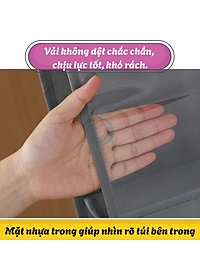 Túi treo bảo quản túi xách đa năng 6 ngăn- Kệ vải treo túi xách thông minh- Tổ chức túi xách treo tủ tiết kiệm không gian- Túi đựng túi xách treo tủ có móc- Giá treo túi xách ngăn cách chống bụi