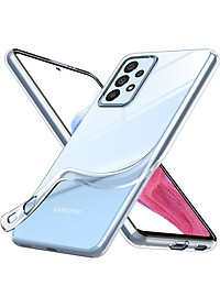 Ốp lưng silicon dẻo trong suốt mỏng 0.6mm cho Samsung Galaxy A73 5G hiệu Ultra Thin độ trong tuyệt đối chống trầy xước - Hàng nhập khẩu