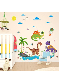 Decal Dán Tường Công Viên Khủng Long SK9125