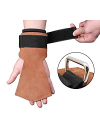 Găng Tay Tập GYM Hở Mu Da Bò Wrist Guard Aolikes (1 Đôi)