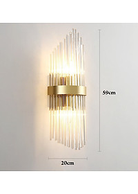 Đèn tường ZUDAN pha lê kiểu dáng độc đáo, trang trí nội thất sang trọng.