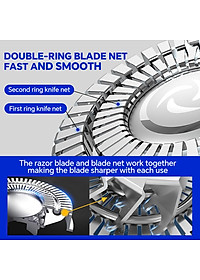 Máy cạo râu điện đa chức năng York Seiko 9 Lưỡi, Dùng Cho Người Đầu Hói - Hàng GIA DỤNG VIP