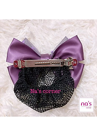 Kẹp lưới bới tóc búi tóc hoạ tiết cao cấp (30)