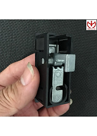 Khóa tủ sắt cửa lùa REAL T125 dùng cho tủ Hòa Phát 2 cánh trượt T6 chìa thau - MSOFT