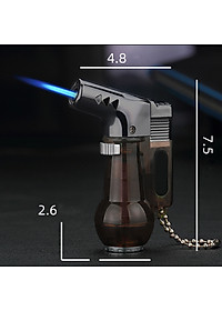 Vỏ Hột Quẹt Bật Lửa Hộp Quẹt Khò Gas 1 Tia Kiêm Móc Khóa Tiện Lợi HB802 Thiết Kế Đẹp Độc Lạ - Giao Màu Ngẫu Nhiên