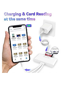 Đầu Đọc Thẻ Nhớ SD TF Micro SD Chân Type C Type A USB 3.0 Dùng Cho iPhone, iPad, Điện Thoại Android, Máy Tính, PC, Laptop, Máy Ảnh – Hàng Nhập Khẩu