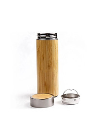 Bình giữ nhiệt vỏ tre 350/450ml (Quà tặng sinh nhật, Doanh nghiệp...)