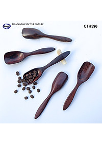 Muỗng Thìa Xúc Trà Gỗ Trắc Cao Cấp Dụng Cụ Trang Trí - CTH596