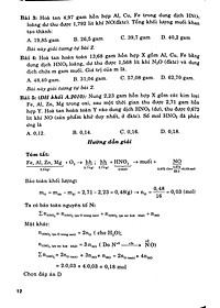 Các Dạng Điển Hình Và Phương Pháp Giải Nhanh Bài Tập Trắc Nghiệm Hóa Học 12