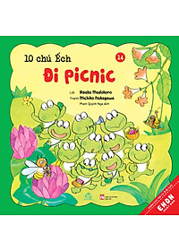 Sách Ehon - Combo 10 chú Ếch phần 3 từ tập 13 đến tập 18 gồm 6 cuốn: Món quà đặc biệt, Đi Picnic, Mở cửa bể bơi, Lần đầu đi cắm trại, Cùng nhau ngắm trăng, Lễ hội mùa Thu