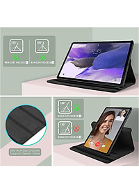 Case bao da chống sốc xoay 360 độ cho Galaxy Tab S8 Plus /  Tab S7 Plus / Tab S7 FE 12.4 inch hiệu HOTCASE (thiết kế siêu mỏng hỗ trợ Smartsleep, gập nhiều tư thế, tản nhiệt tốt) - hàng nhập khẩu
