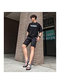 Giày Sandal Nam The Bily Quai Chéo - Màu Trắng BL01T