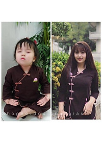 Đồ Lam Đi Chùa # Tàu Xéo Cho Mẹ & Bé # Đồ Bộ Bé # Quần Áo Bé Gái