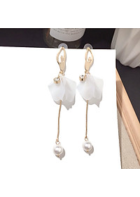 Bông tai hình cô gái múa pha lê S925