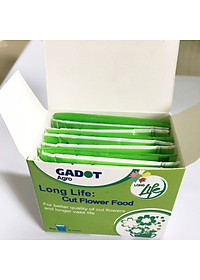 Chăm sóc hoa lâu tàn bằng bột dưỡng cho hoa cắt cành nhập khẩu Israel (Set 50 gói) giữ hoa lâu tàn gấp 2 lần bình thường và 14 ngày không thay nước mới