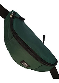 Túi đeo chéo nam nữ - túi bao tử thời trang BEE GEE 028a ( Trơn ) vải dù