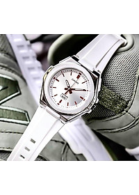 Đồng Hồ Nữ Dây Nhựa Casio Standard LWA-300H-7EVDF Chính Hãng - LWA-300H-7E Gờ Kim Loại