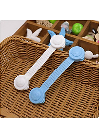 Combo 4 Dây Khóa tủ lạnh, chốt an toàn tủ lạnh, ngăn kéo, tủ đồ. Khóa cửa tủ an toàn cho bé. Chất liệu nhựa cao cấp
