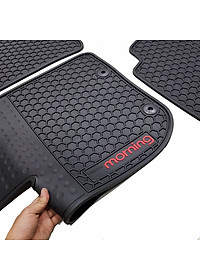 Thảm sàn, lót sàn cao su không mùi Cao cấp dành cho xe KIA Morning 2012-2019