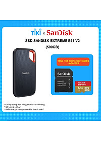 Ổ Cứng Di Động Gắn Ngoài SSD Sandisk Extreme Portable USB Type C Gen 2 – Hàng Chính Hãng