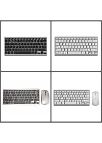 Bàn phím không dây mini W201S - đa kết nối bluetooth 5.0 + 3.0 + Usb wireless 2.4G cho máy tính laptop smartphone hàng nhập khẩu