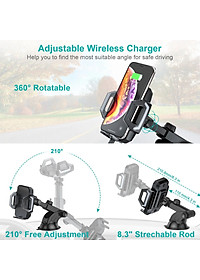 Giá đỡ Choetech T521-S điện thoại kiêm sạc không dây trên ô tô 10W  (Hàng chính hãng)