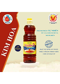 Nước Mắm truyền thống Kim Hoa Phú Quốc 25 độ đạm chai 1 Lít