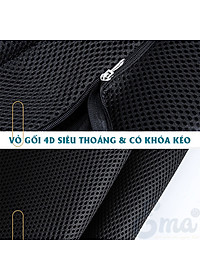 Đệm ngồi ghế văn phòng chống đau xương cụt, ê mông, thâm mông, xệ mông cho dân văn phòng, lái xe, học sinh - Thương hiệu EMA - Loại cao cấp có gel tản nhiệt