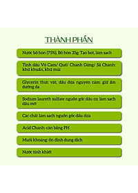 Nước rửa chén hữu cơ Bồ hòn Ecocare tinh dầu Sả Chanh 2000ml