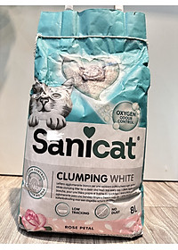 SANICAT  Cát vệ sinh Hoa Hồng - (Betonite- Đất sét) - 8L