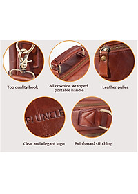 Túi xách túi đeo vai nam 100% da bò cao cấp phong cách châu âu