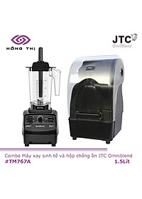 Combo Máy Xay Sinh Tố Công Nghiệp JTC Omniblend I TM-767A 1200W (1.5L) và Hộp chống ồn JTC Omniblend - Hàng Chính Hãng