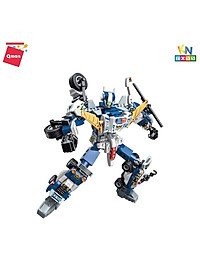 Đồ chơi xếp hình, lắp ráp Qman 41104 – Cảnh sát biến hình (453 mảnh ghép)