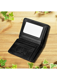 Ví nam H04 100% da bò thật bền đẹp + hộp sang trọng
