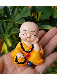 Bộ 04 chú tiểu Tứ Không đeo xâu chuỗi size 5cm - mẫu Việt Nam