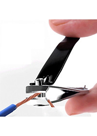 Bấm Cắt Móng Tay Móng Chân Bằng Thép Cacbon Cường Độ Cao, Lưỡi Bấm Siêu Sắc, Siêu Bền, Kèm Dũa Móng Tay, Thiết Kế Hiện Đại, Thời Trang, Loại Gấp Gọn Dành Cho Người Lớn Và Trẻ Nhỏ