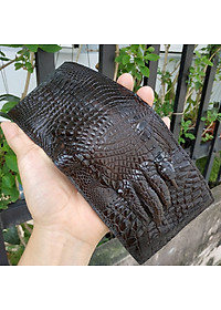 Ví Da Cá Sấu [NGUYÊN BÀN TAY CÁ SẤU CÓ MÓNG RẤT ĐẸP] Để Vừa Giấy Tờ Cũ