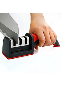 Dụng cụ mài dao kéo KGZ08 đa năng cực sắc bén dễ sử dụng, tốc độ nhanh tiện lợi (màu ngẫu nhiên) 3rãnh- Hàng chính hãng