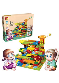 Đồ chơi lắp ráp cầu trượt thả bi cho bé (giúp rèn luyện tư duy sáng tạo cho bé)- hàng loại 1 -chất lượng cao , chính hãng