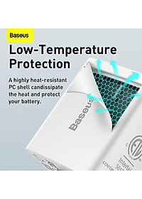 Cóc sạc  Baseus Compact Quick  nhỏ gọn 20W (USB + Type C Dual Port, 20W PD/QC 3.0 Multi Quick Charge Support) cho iPhone 12/iP11/XS Max, Android .. - Hàng chính hãng